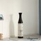 Handcrafted Black and White Waterproof Ceramic Floor Vase - Neat Classic Bottle Shaped Vase, Freestanding Design, Perfect for Tall Floral Arrangements